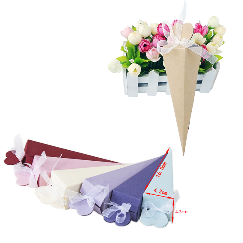 Cotton Candy Cone - 10/20/50Pcs Ice Cream Cone Wedding Candy