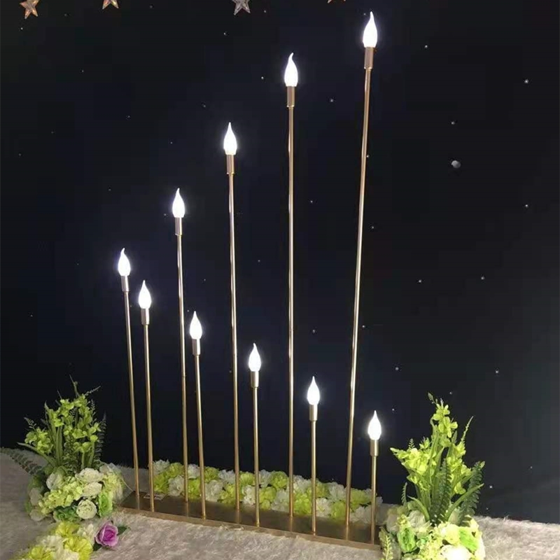 Centerpiece Stick - IMUWEN 10 Heads/5 Heads Metal Candelabra