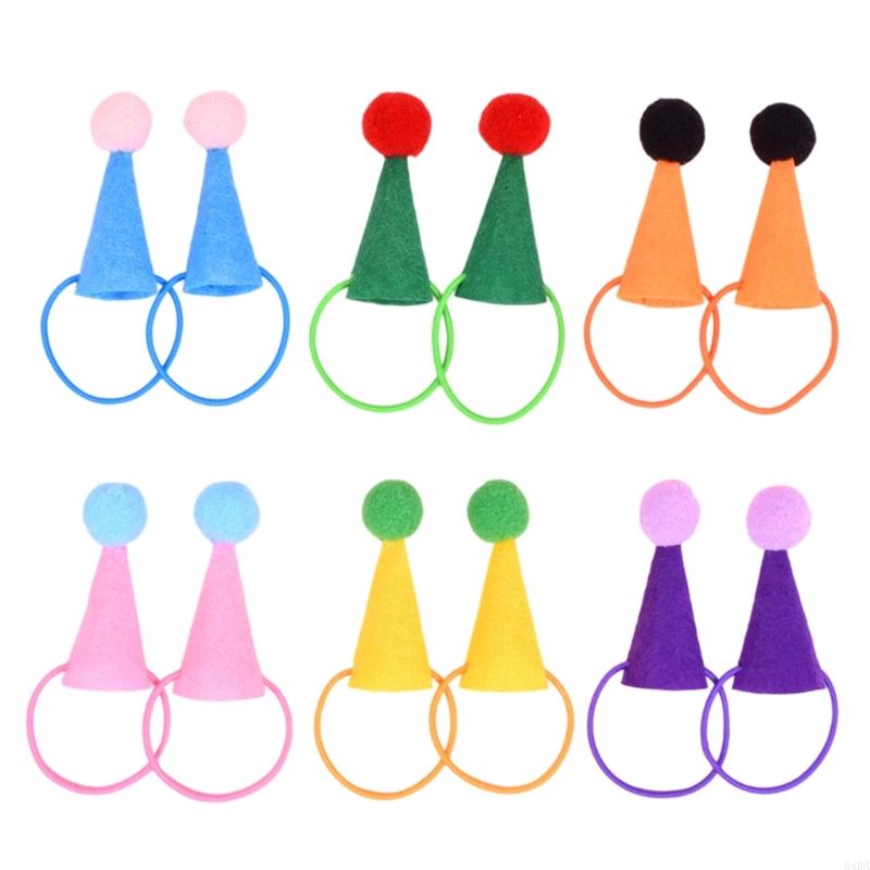 Party Hat Cone - 54DA 12Pieces Mini Finger Party Hats