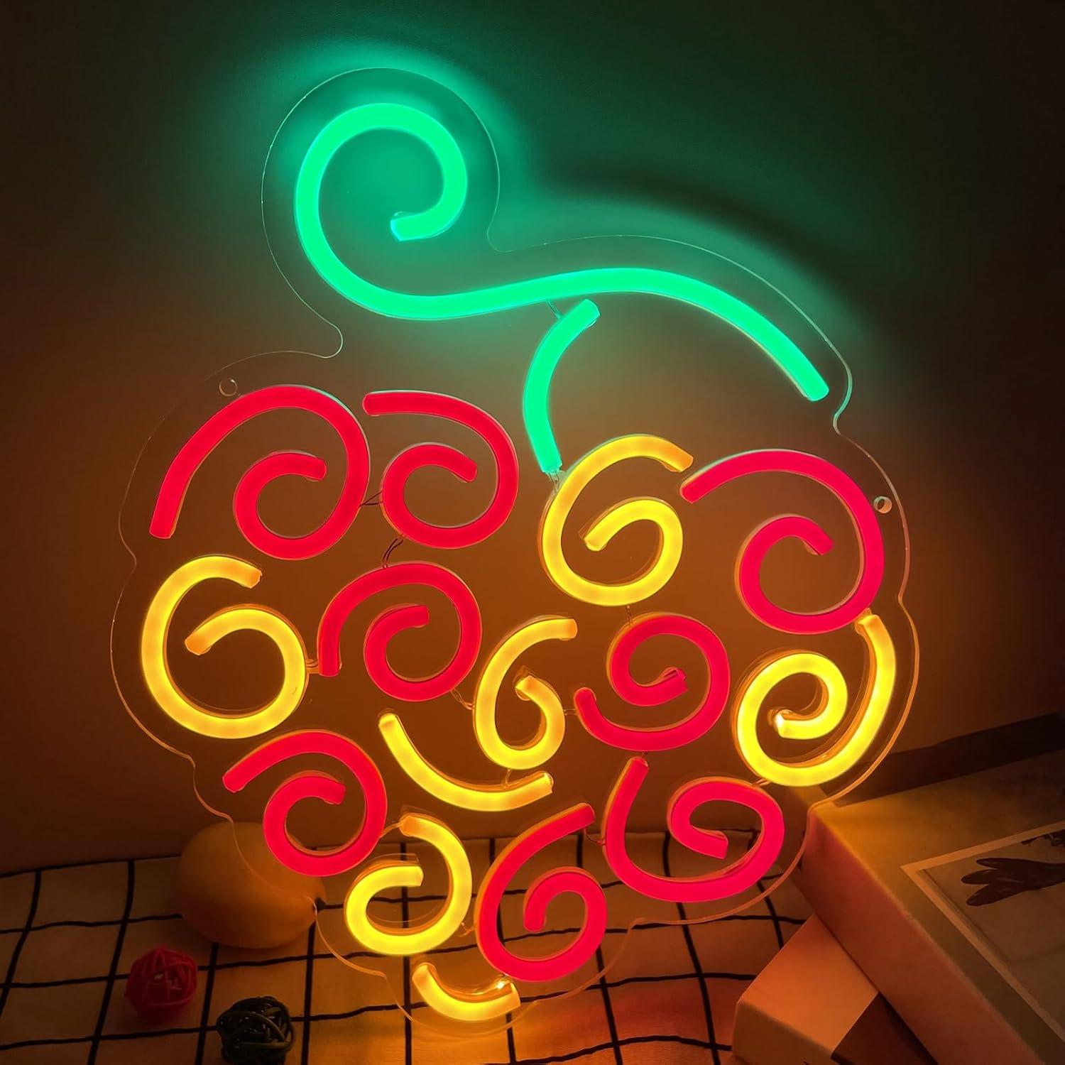 Cyber Fruit Neon Sign USB Dimm - Neon Sign Party review and price