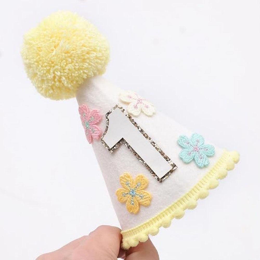 Colorful Floral Cone-Shaped Bi - Party Hat Cone review and price