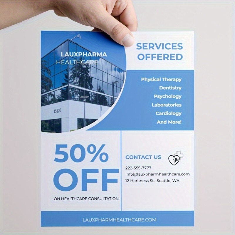 100Pcs A5 Personalized Flyers  - Supply Event review and price