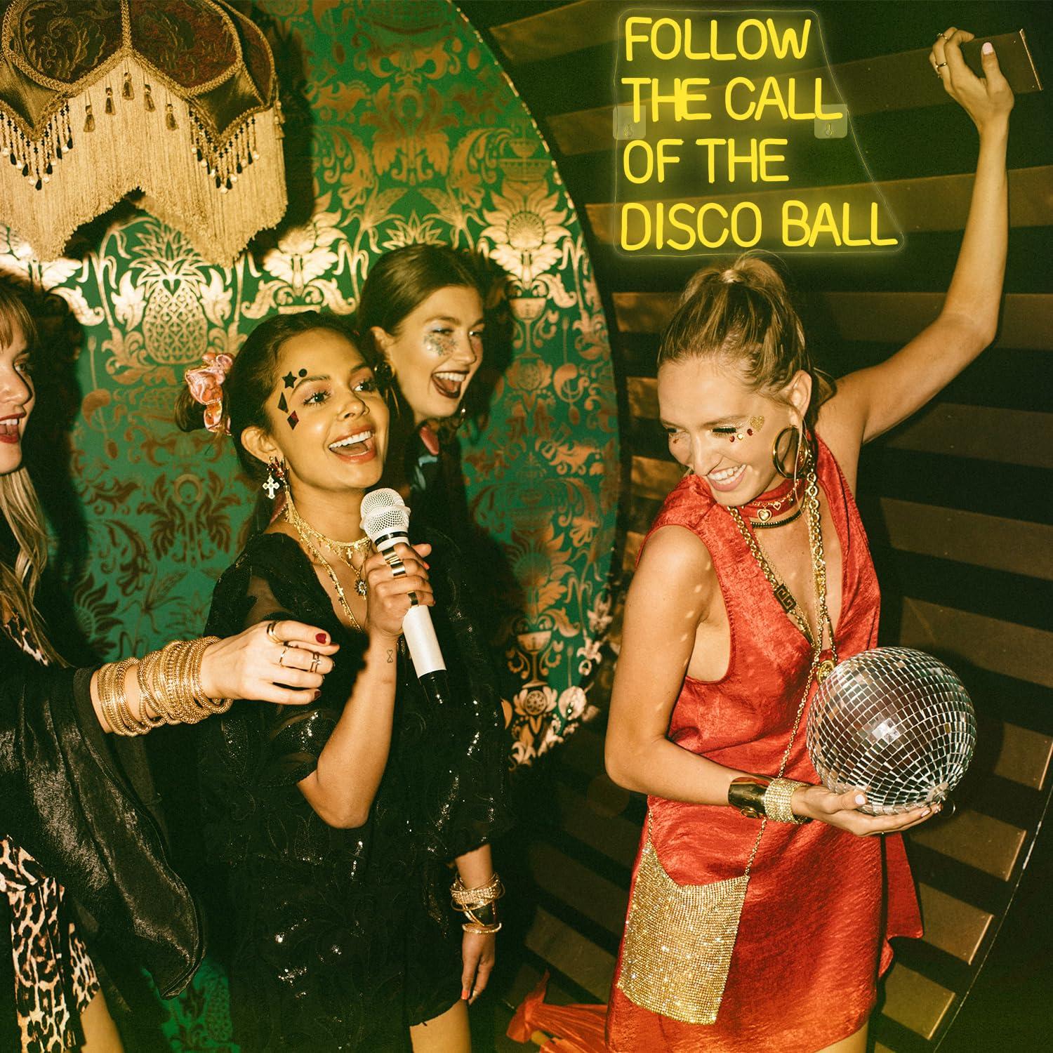 Follow The Call Of The Disco B - Neon Sign Party review and price