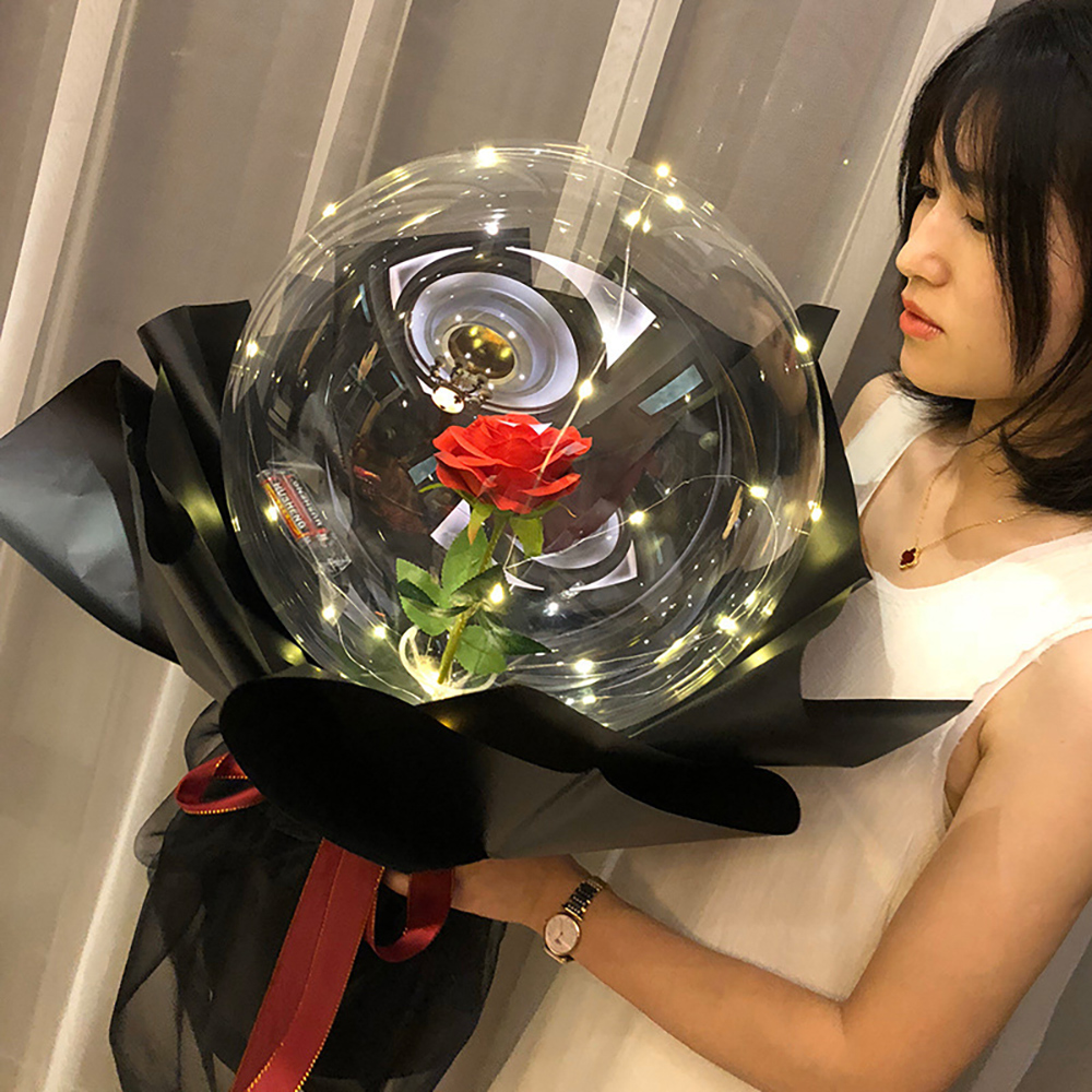 Balloon Rose Valentine Day Bob - Led Balloon Light review and price