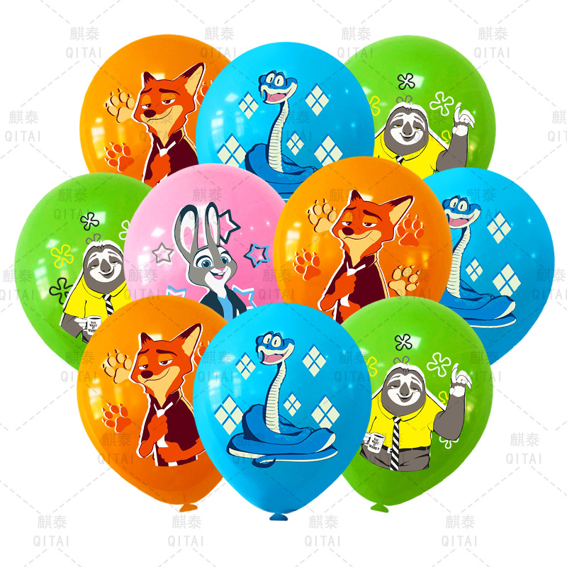 New Zootopia Balloons Wild Ani - Event Supplies review and price