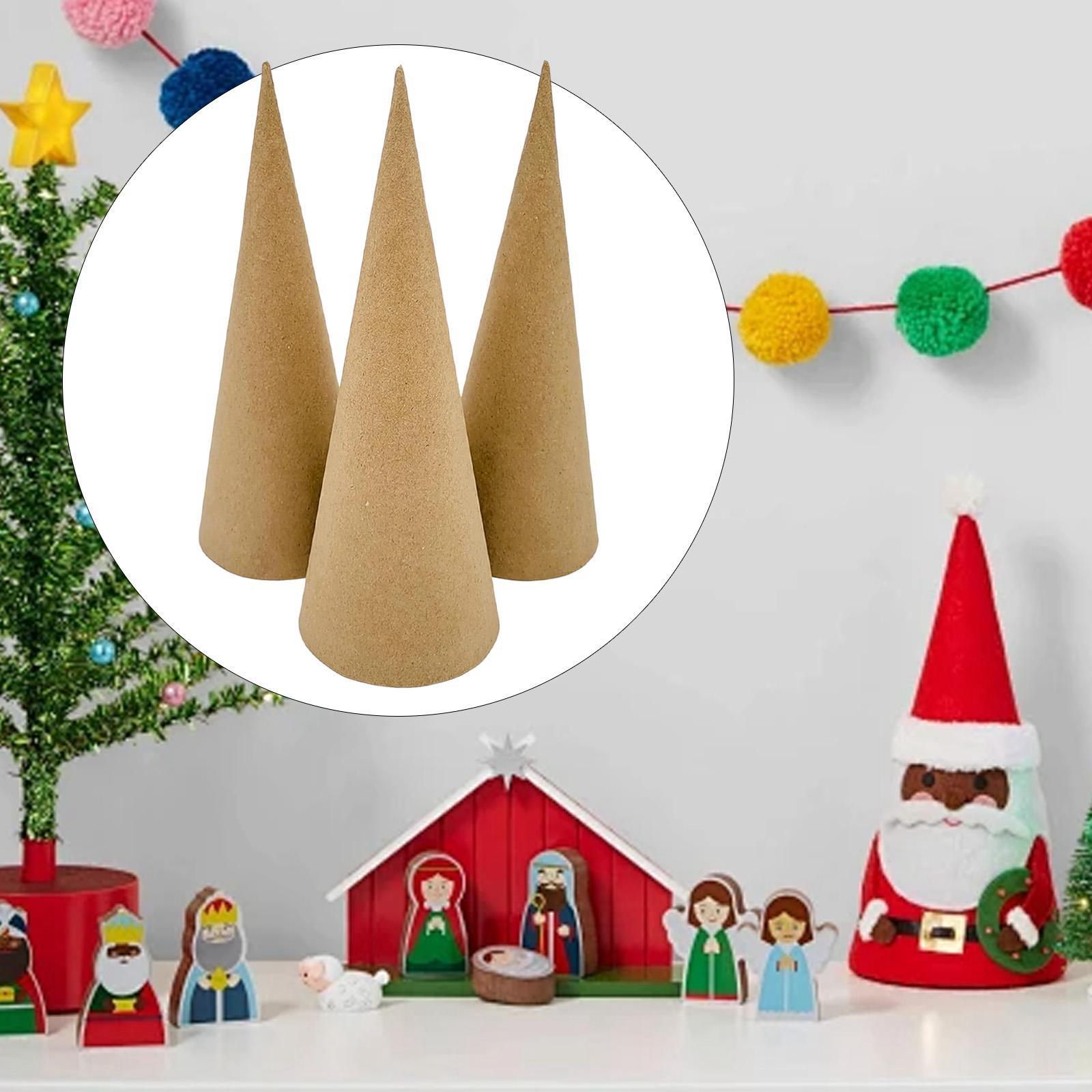 3x Paper Mache Cones, Open Bot - Cotton Candy Cone review and price