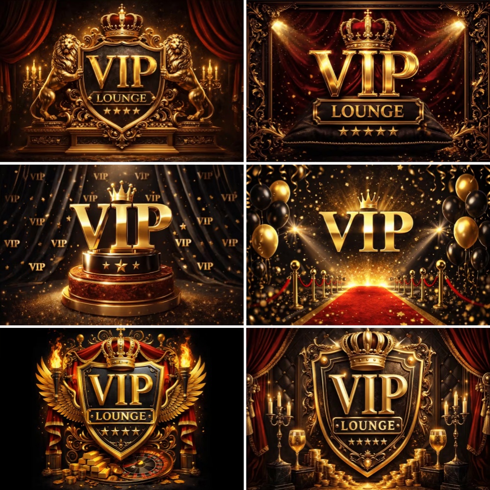 Luxury Gold Crown VIP Lounge B - Party Banner Gold review and price
