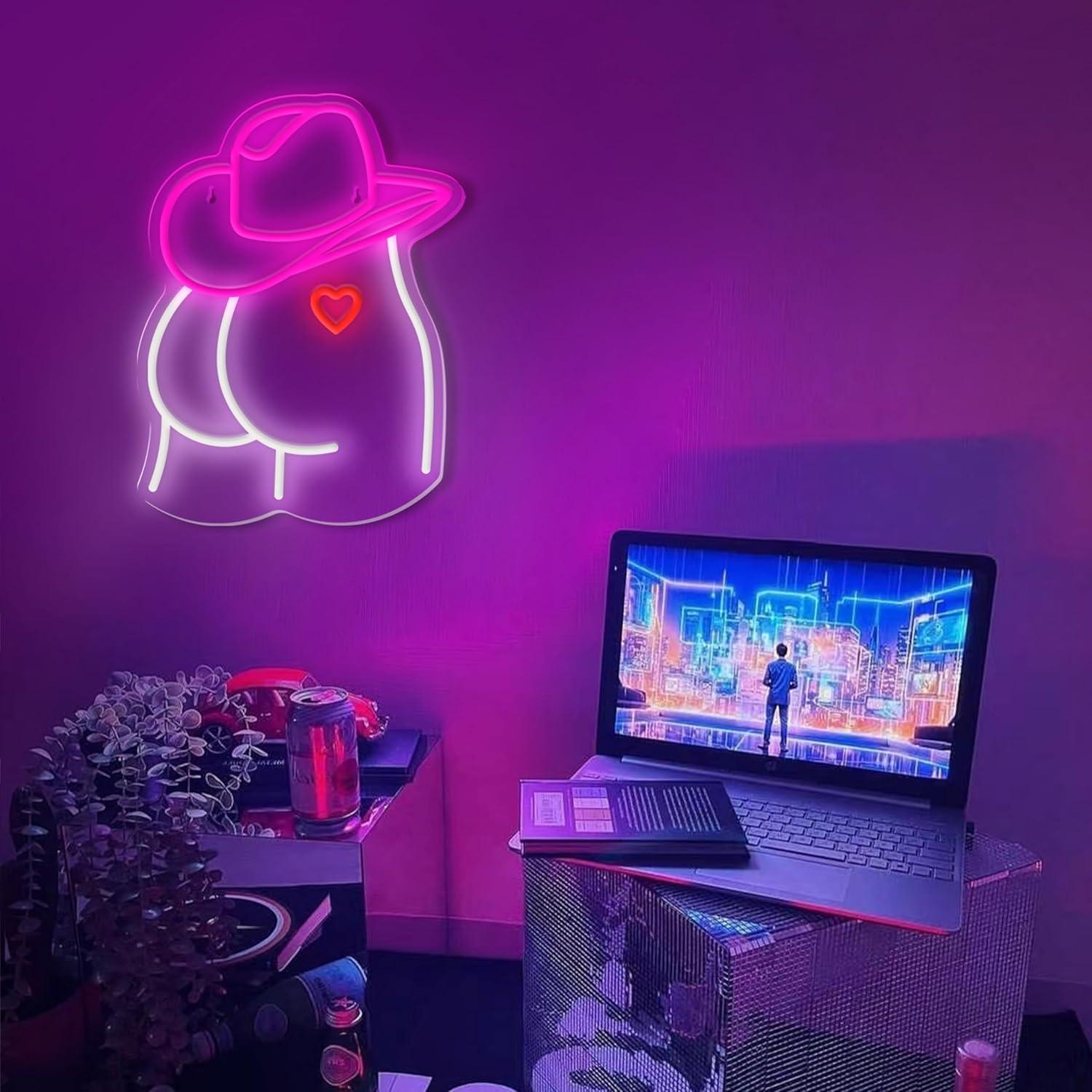 Cowgirl Neon Sign Dimmable LED - Neon Sign Party review and price