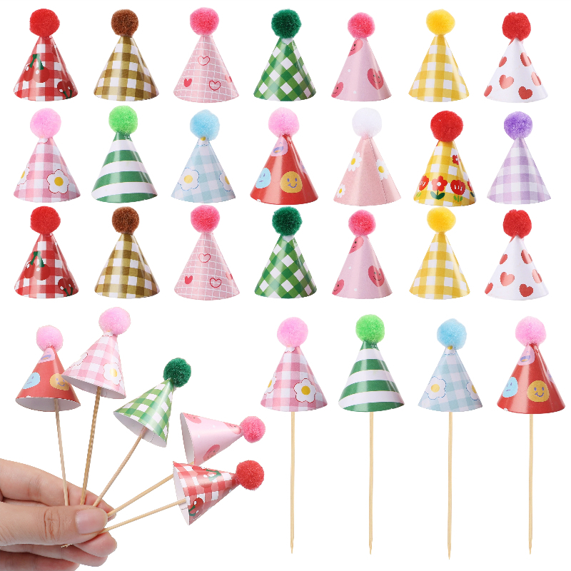 15/30Pcs Mini Party Hats Cake  - Party Hat Cone review and price