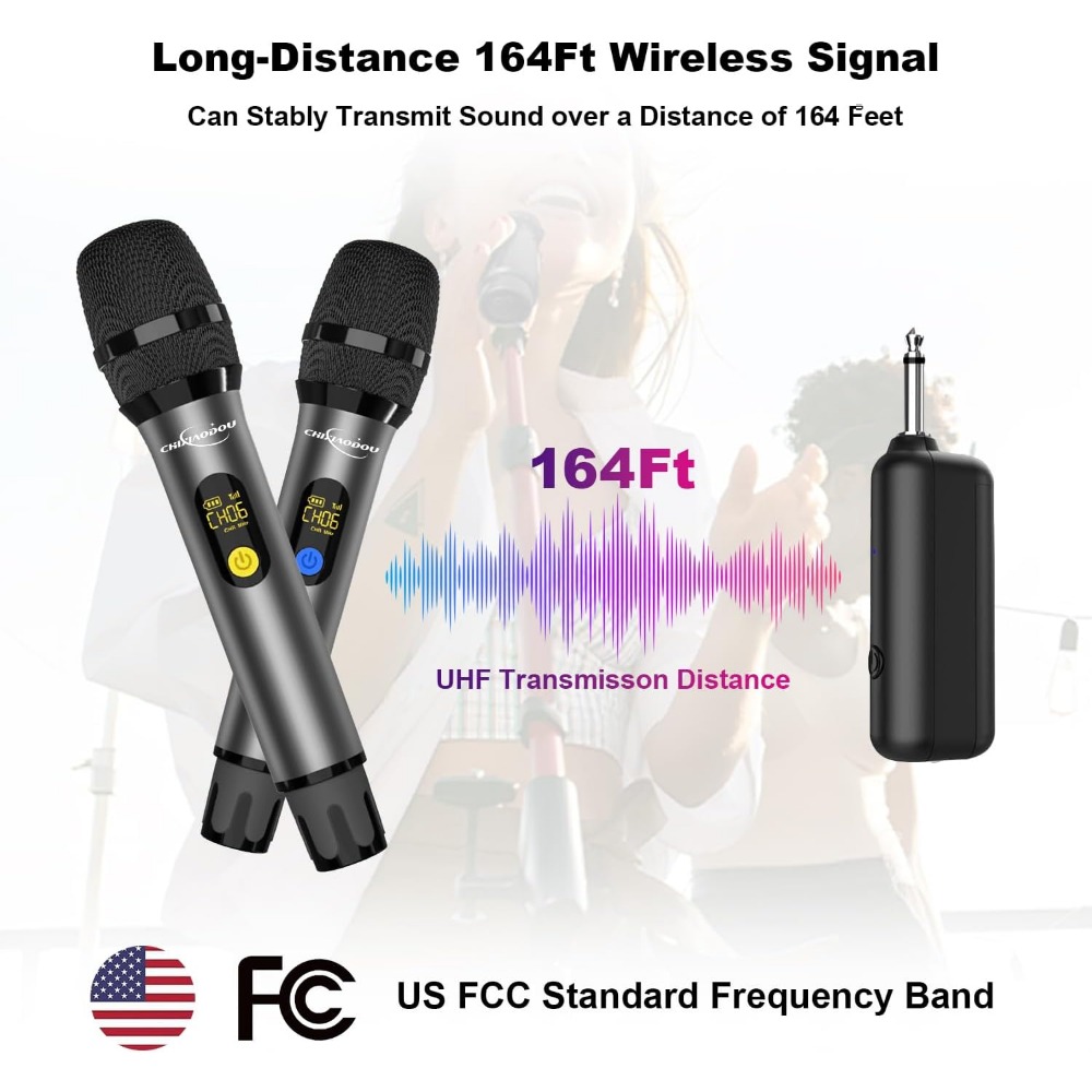 UHF Metal Dual Handheld Dynami - Event & Party Supply review and price