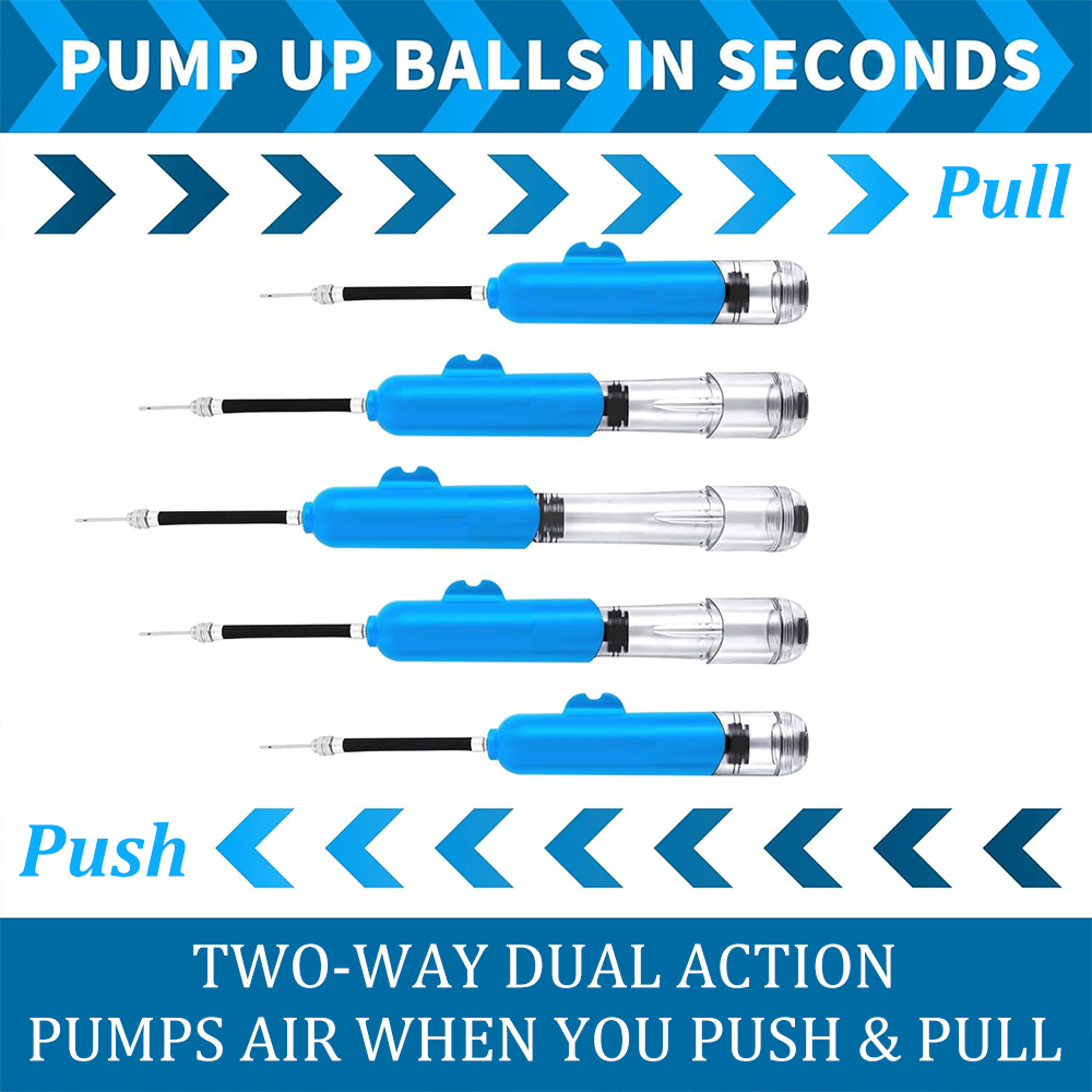 Portable Air Pump Sports Ball  - Balloon Pump Hand review and price