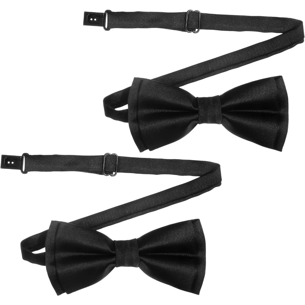 Men's Bow Ties, 2-Pack Solid C - Event & Party Supply review and price