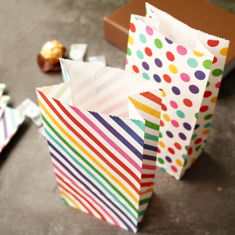 Small Paper Bags Rainbow Print - Event Party Box review and price