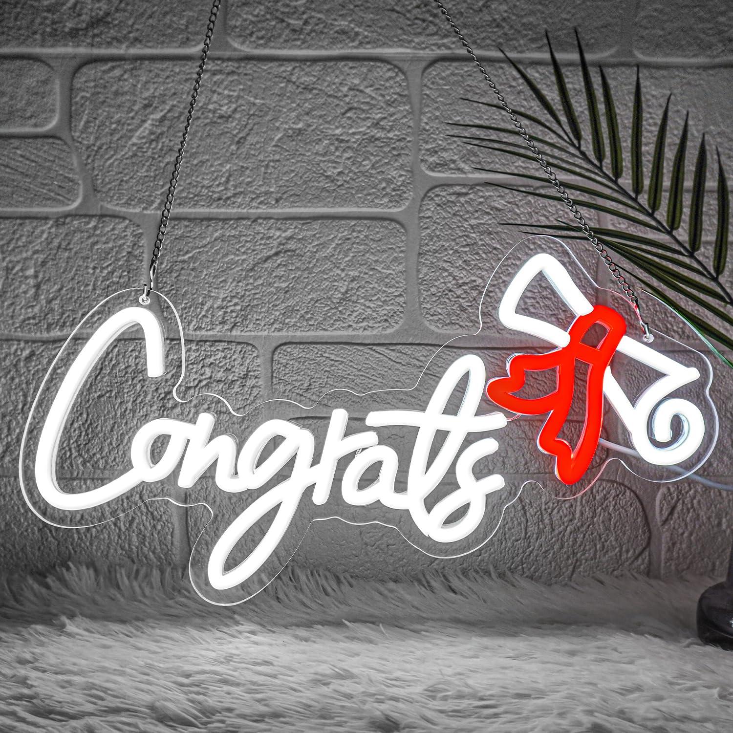 Congrats Graduation Neon Sign  - Neon Sign Party review and price