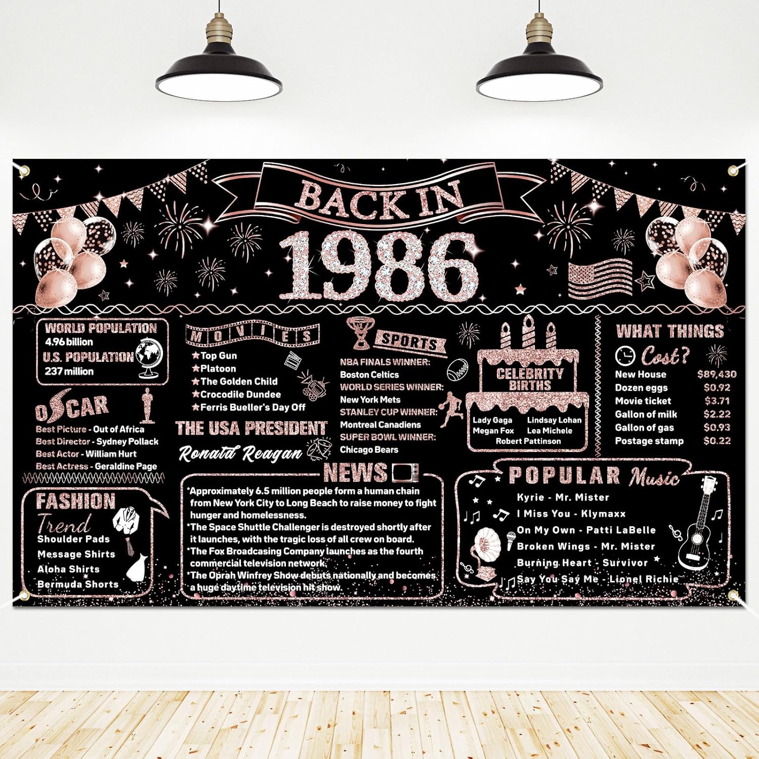 40th Birthday Decorations for  - Party Banner Gold review and price