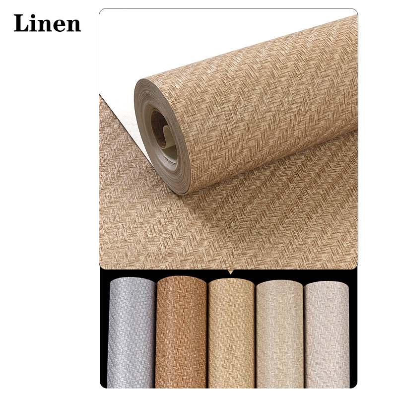 Linen Weave Wallpaper Non Self - Paper Straw Color review and price
