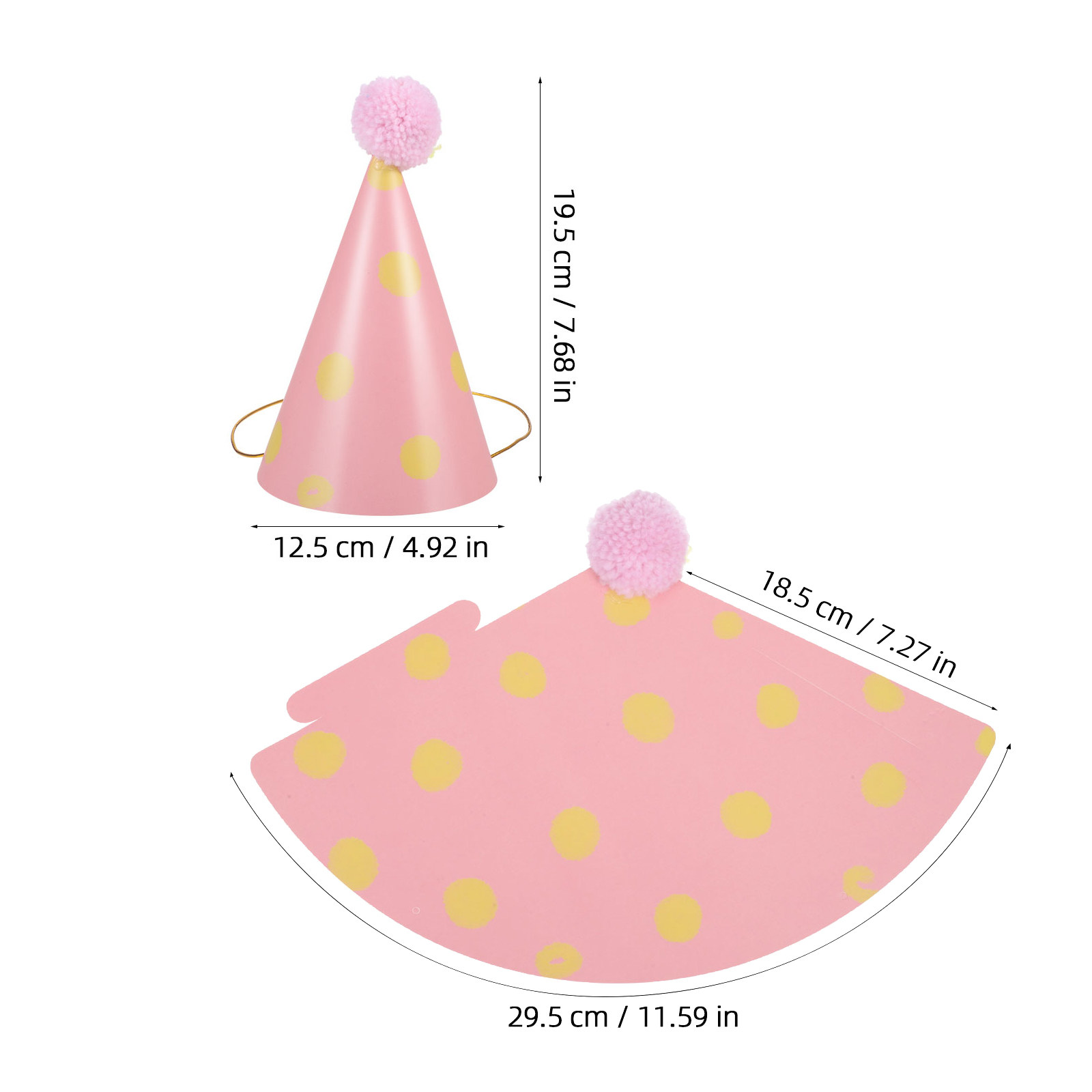 14Pcs Paper Birthday Hats for  - Party Hat Cone review and price