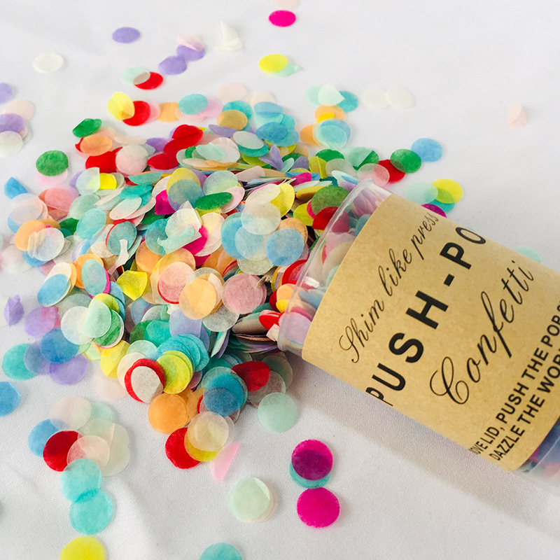 2pcs Multicolor Paper Scrap Fo - Confetti Cannon Tube review and price