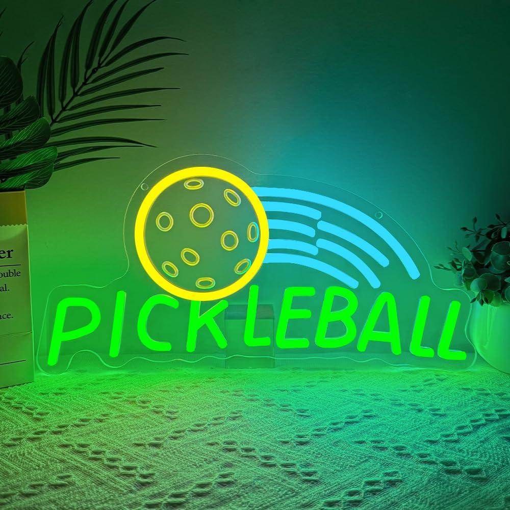 Pickleball Neon Sign USB Dimma - Neon Sign Party review and price