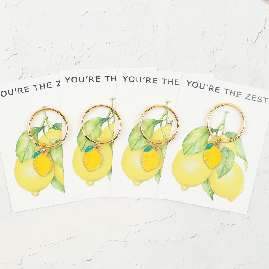 7 Chic Lemon Keychains, Includ - Event Party review and price
