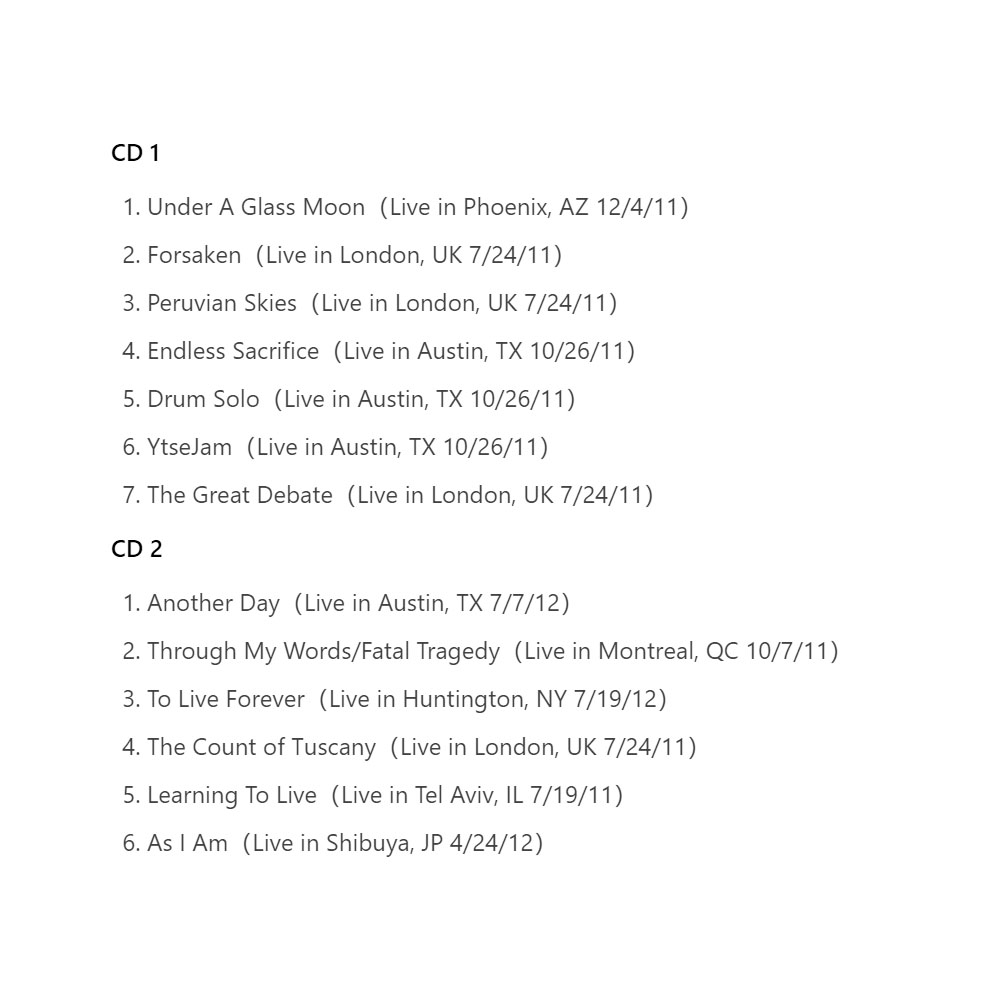 CD Dream Theater's 11th studio - Event & Party Supply review and price