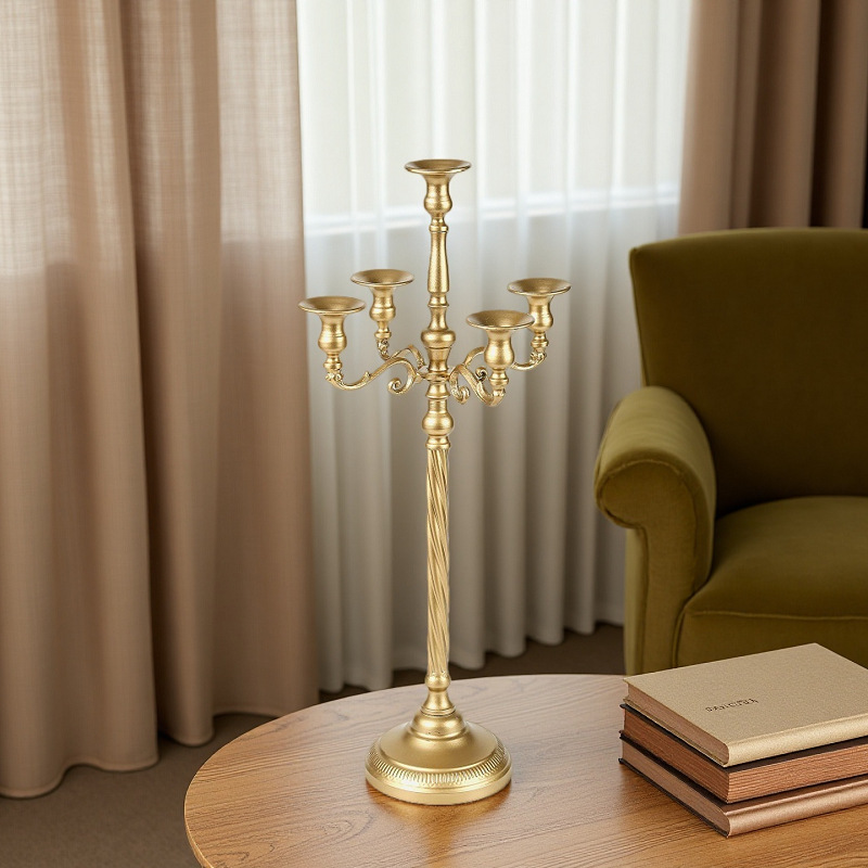 Vintage European Gold Iron Mul - Centerpiece Stick review and price