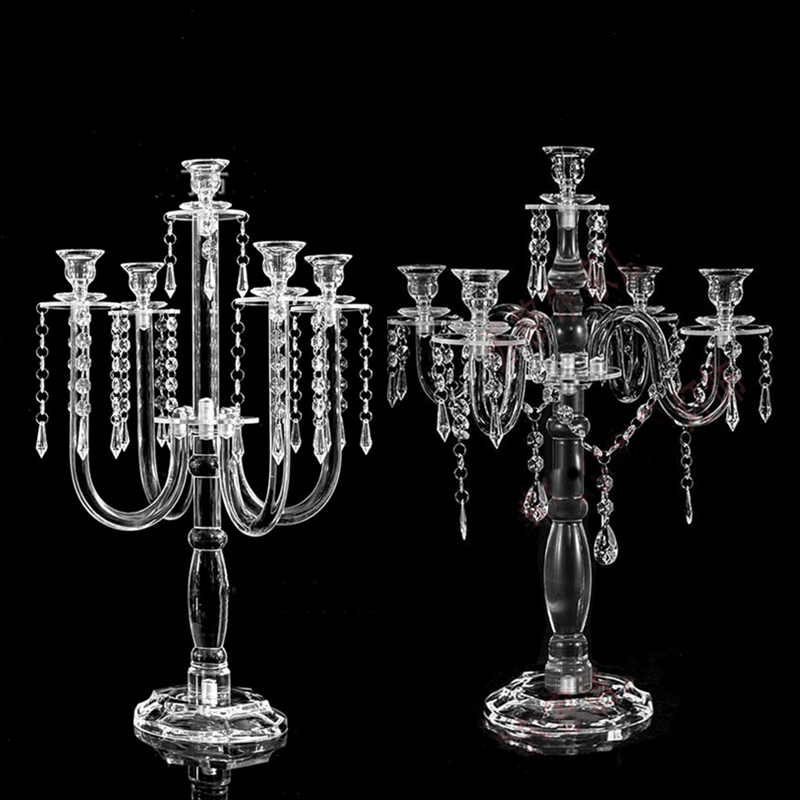 Clear Candle Holders 5 Arms Ac - Centerpiece Stick review and price