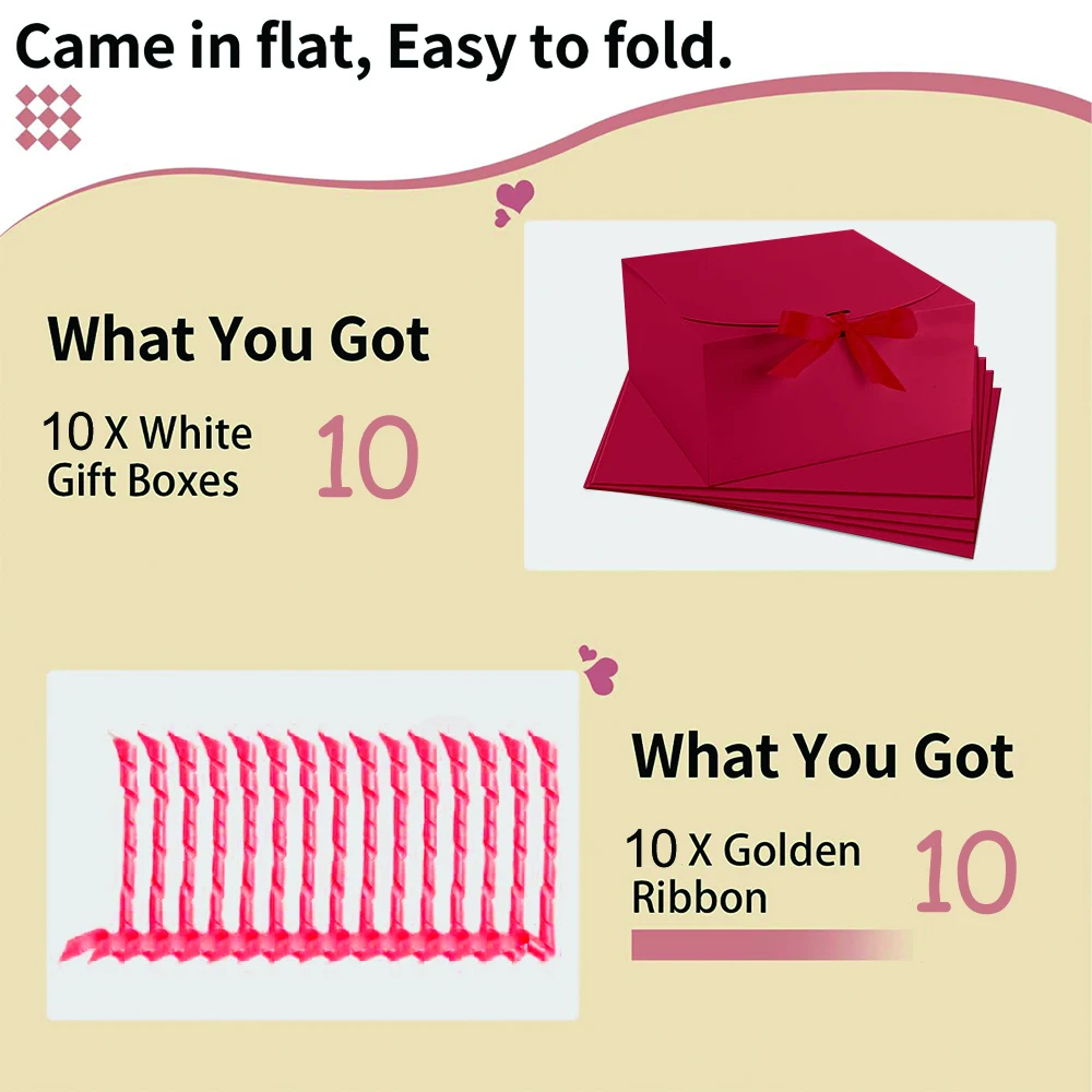 10pcs Wedding Gift Box，bridesm - Event Party Box review and price
