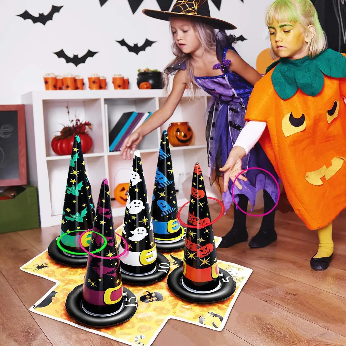1-10Sets Halloween Inflatable  - Party Hat Cone review and price